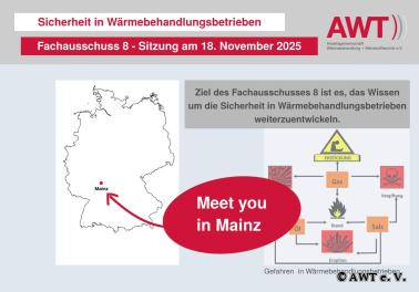 Sitzung FA 8 - Sicherheit in Wärmebehandlungsbetrieben