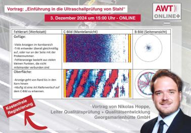 Vortrag: Einführung in die Ultraschallprüfung von Stahl